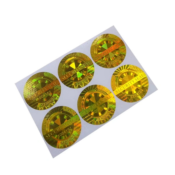 3d hologram labels