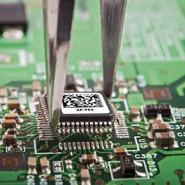 Data Matrix Polyimide Labels for PCB identification