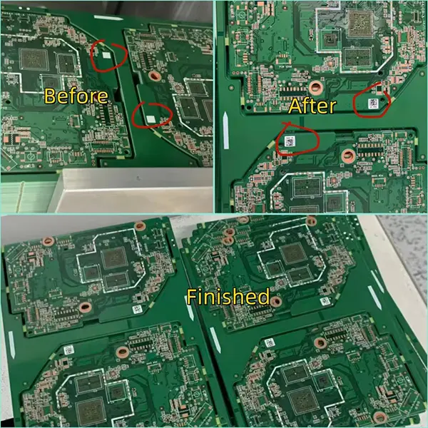 PCB bare board label