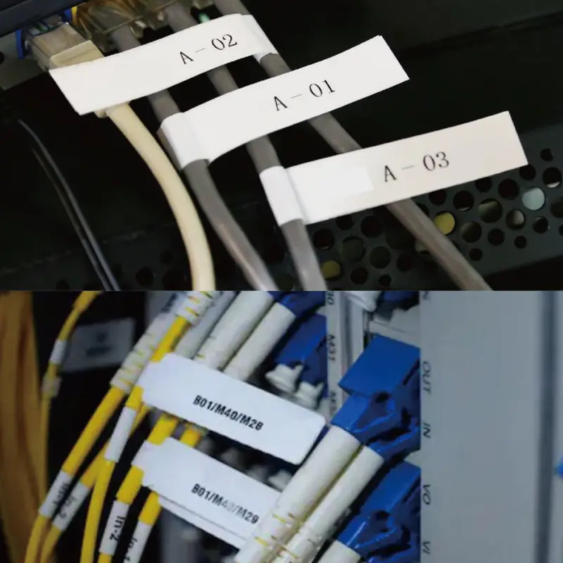 Polyimide label material