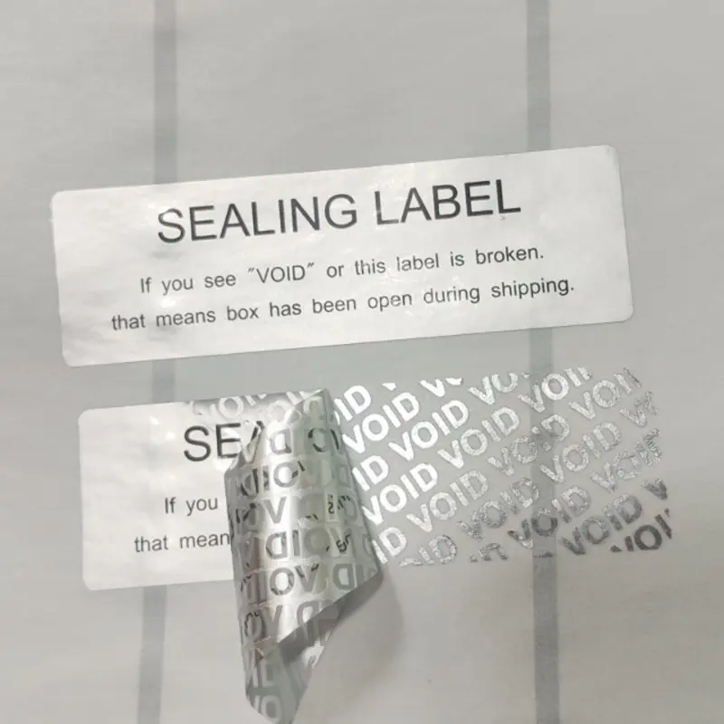 VOID cryogenic label material