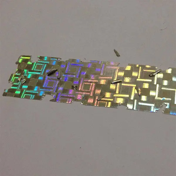 adhesive destructible security egg shell stickers