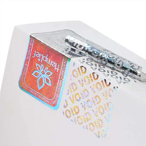 anti counterfeit label disposable hologram