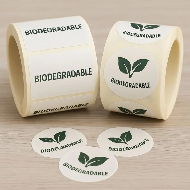biodegradable adhesive labels