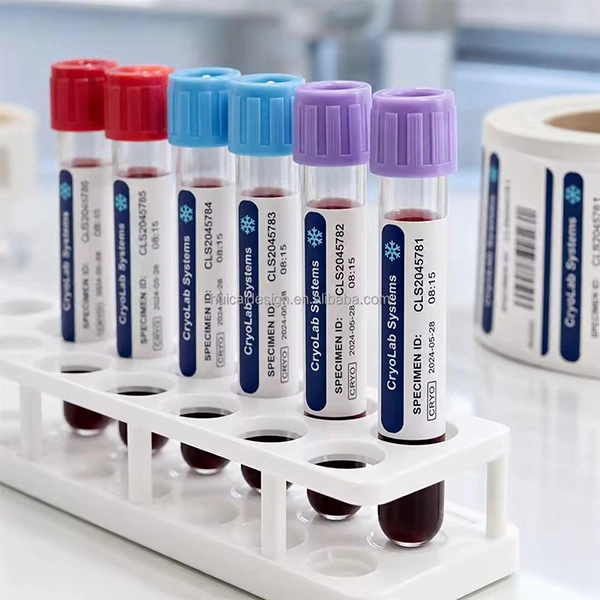 blood and plasma bag labels