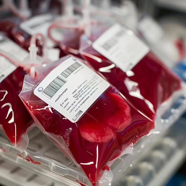blood product identification labels