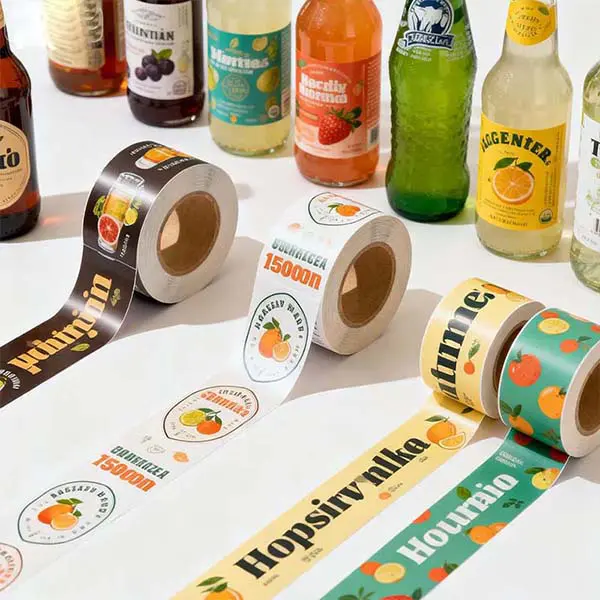 custom labels for beverage