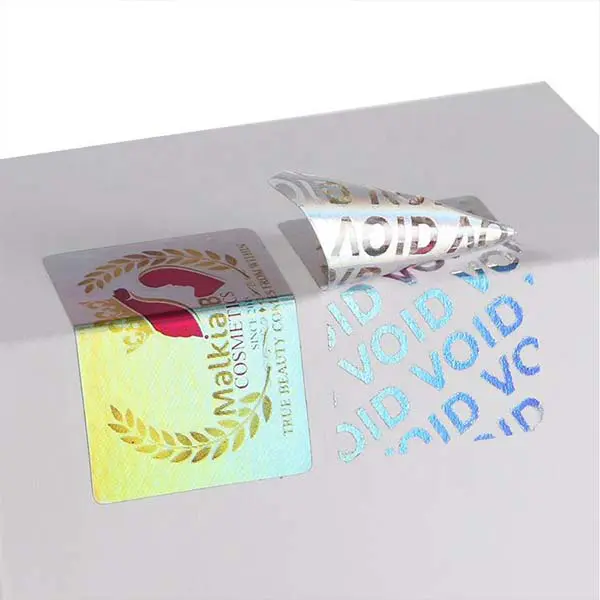 custom print security hologram seal sticker label
