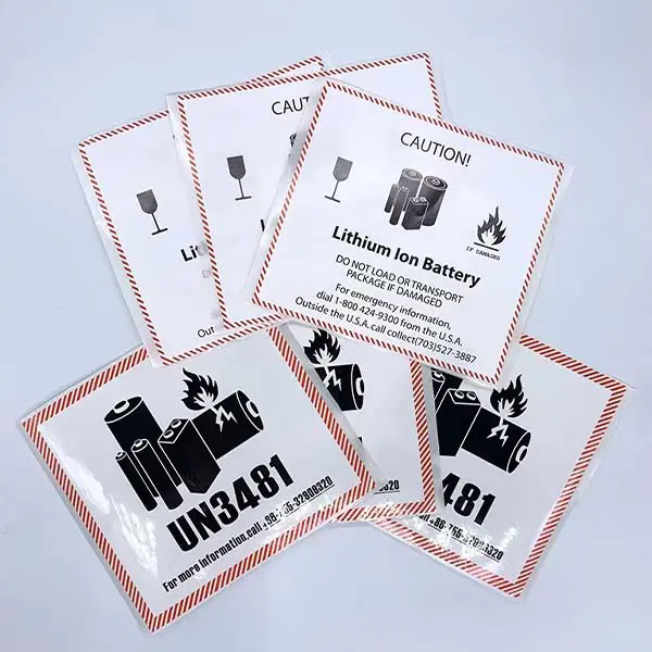 customized industrial warning safety labels