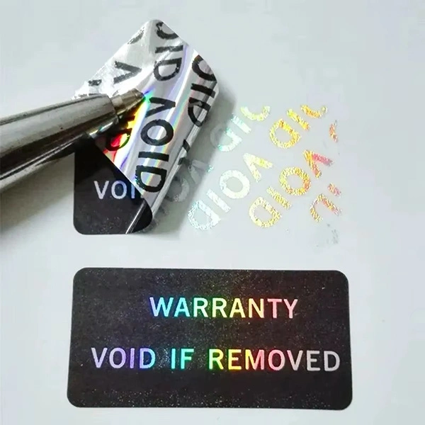 disposable hologram sticker
