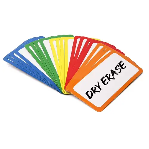 dry erase magnetic label material