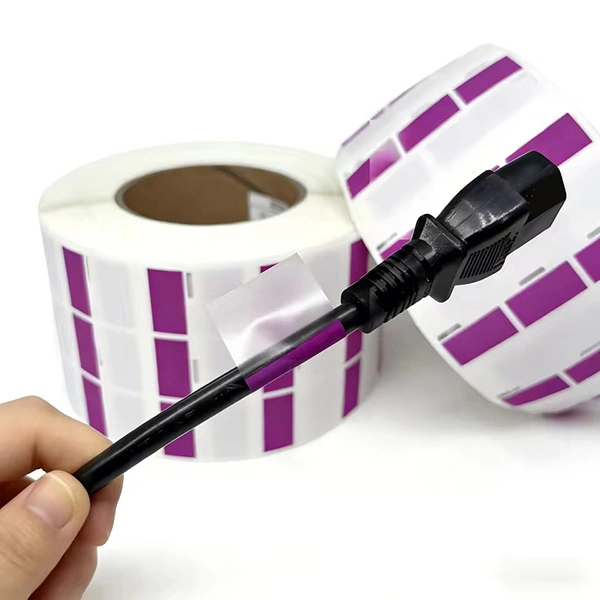 electrical cable label self laminating labels