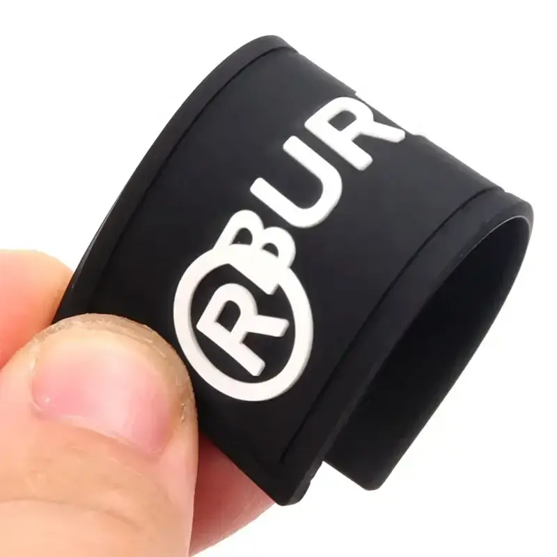 Emboss Rubber Embossed Rubber Label - Vizlent Label Materials Co.,Ltd