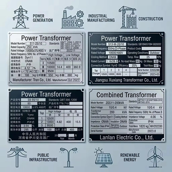 high quality transformer labels
