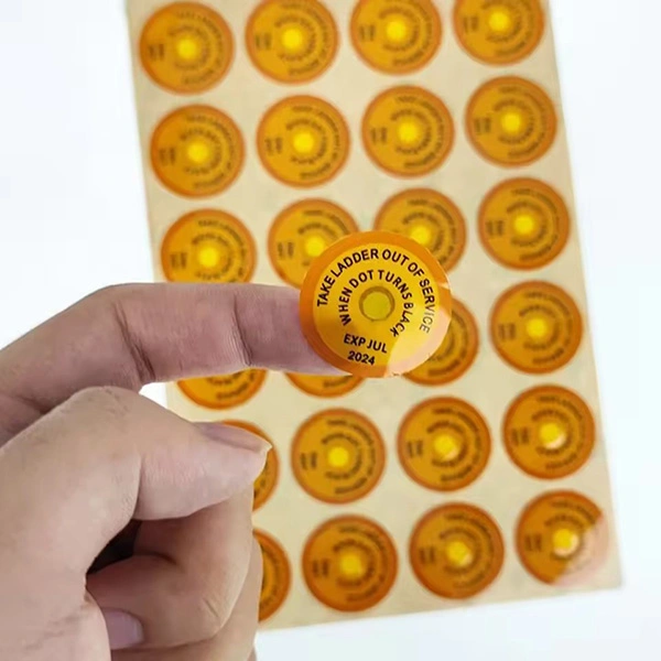 high temperture indicator labels for temperature monitor and record
