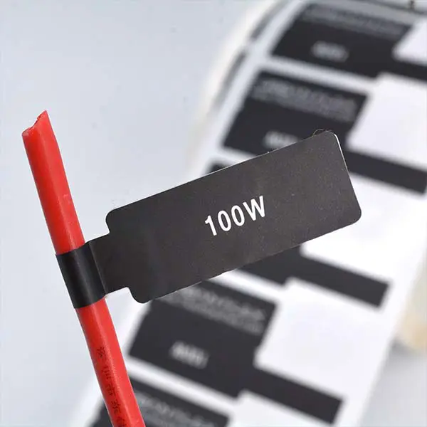 industrial cable wrap labels