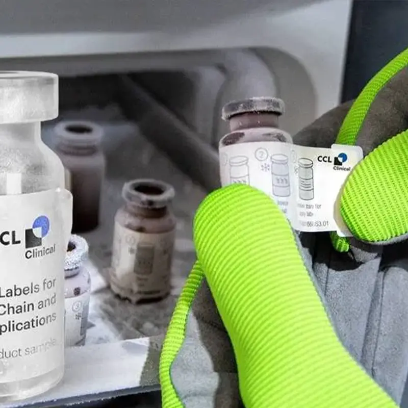 labeling of cryogenic packaging