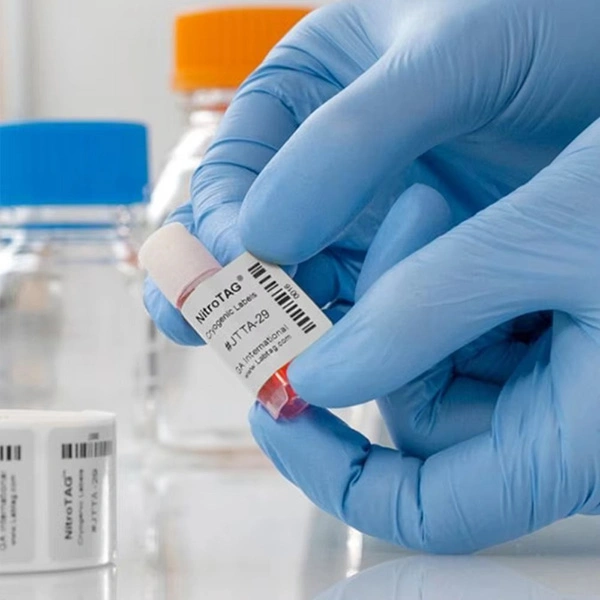laboratory cryo genic labels