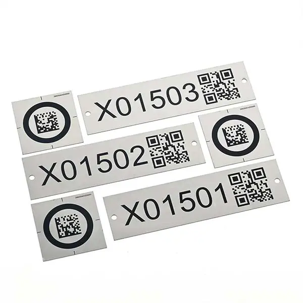 laser engraved labels for device identification