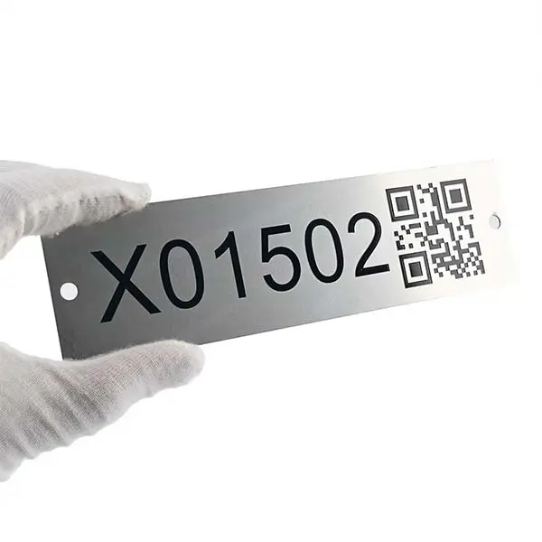 laser engraved labels for device