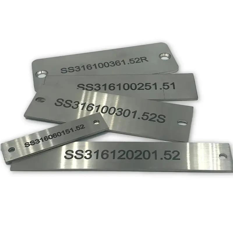 laser etched aluminum labels