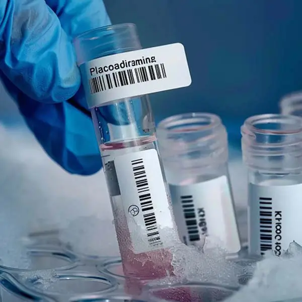 low temperature resistant labels for biopharmaceuticals