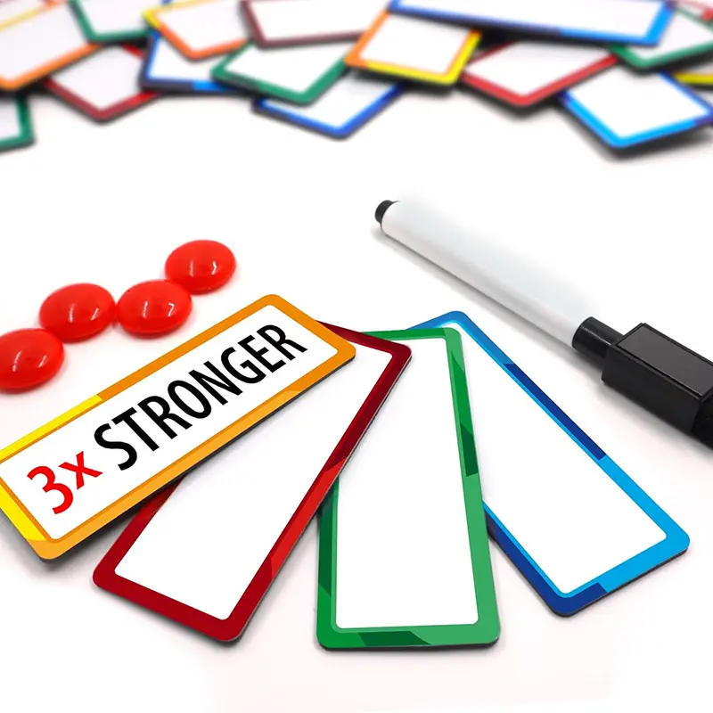 magnetic dry erase label