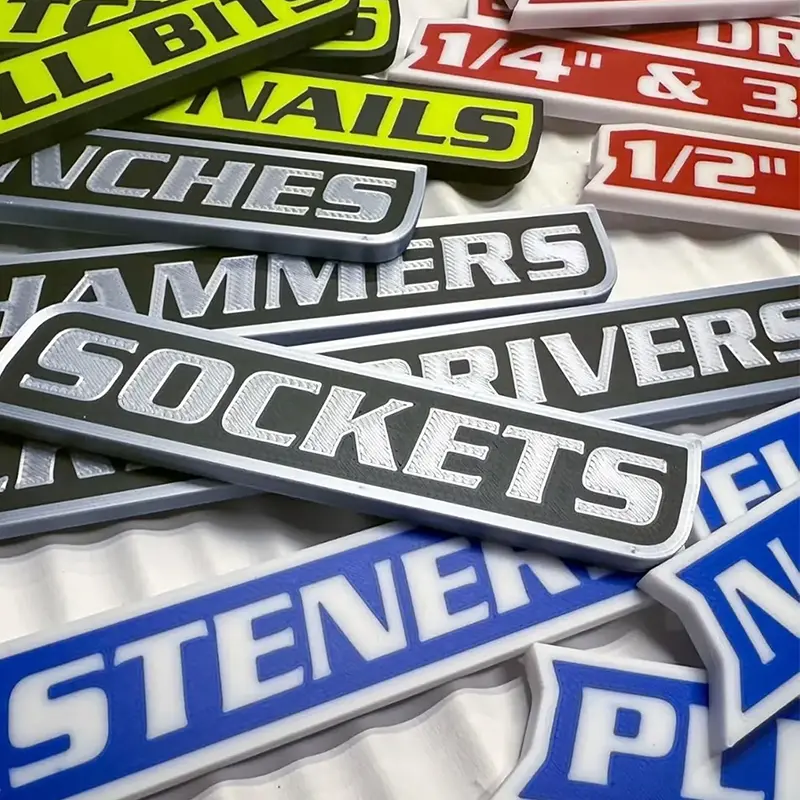 magnetic toolbox labels