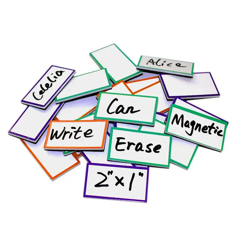 magnetic whiteboard labels