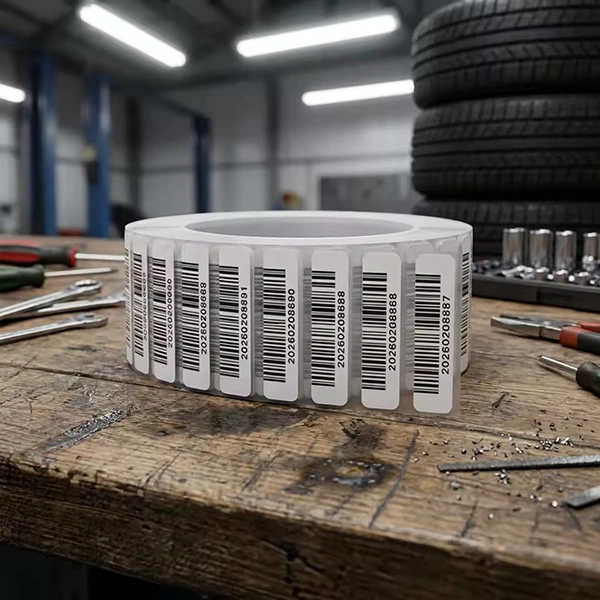 passenger tire barcode labels