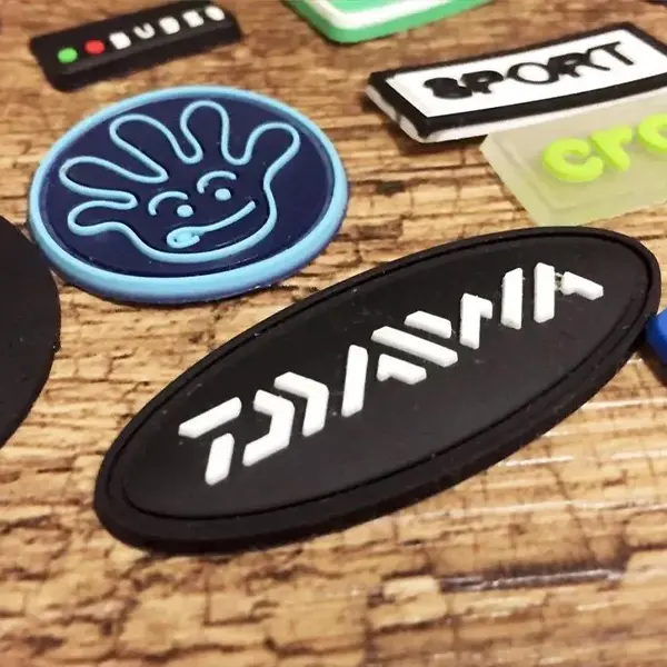Emboss Rubber Embossed Rubber Label - Vizlent Label Materials Co.,Ltd
