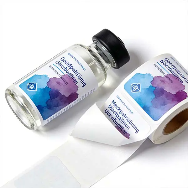 self adhesive medicine bottle label