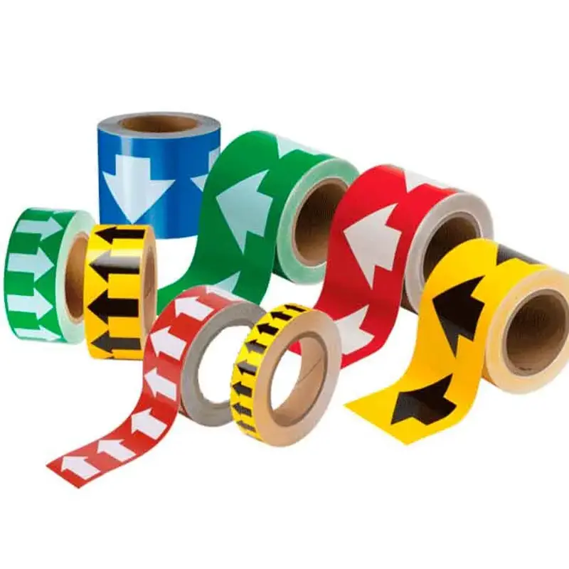 self adhesive pipe labels