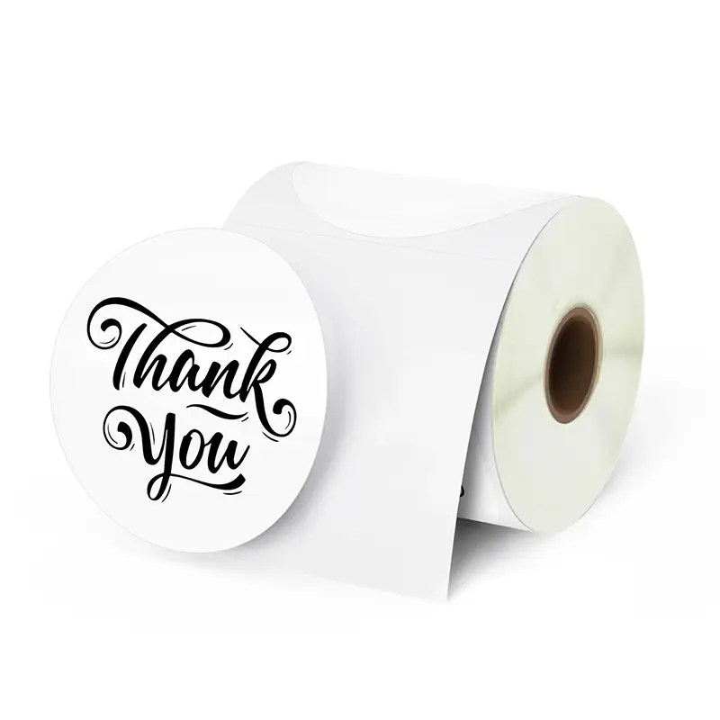 super sticky round labels