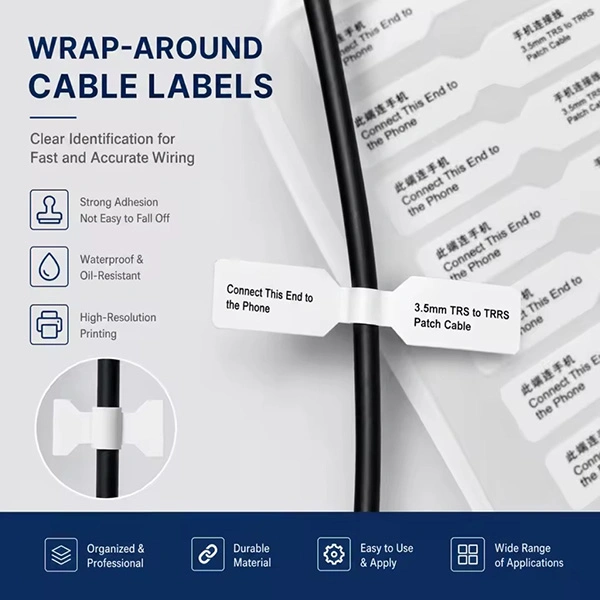 t flag wire labels