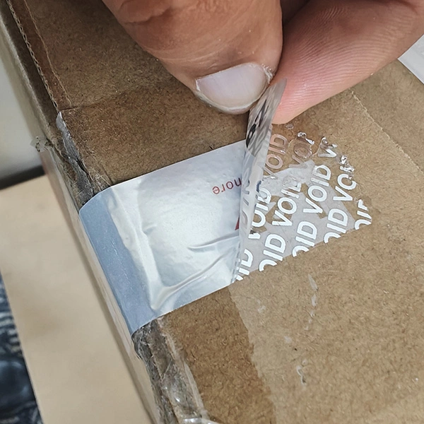 tamper proof void labels