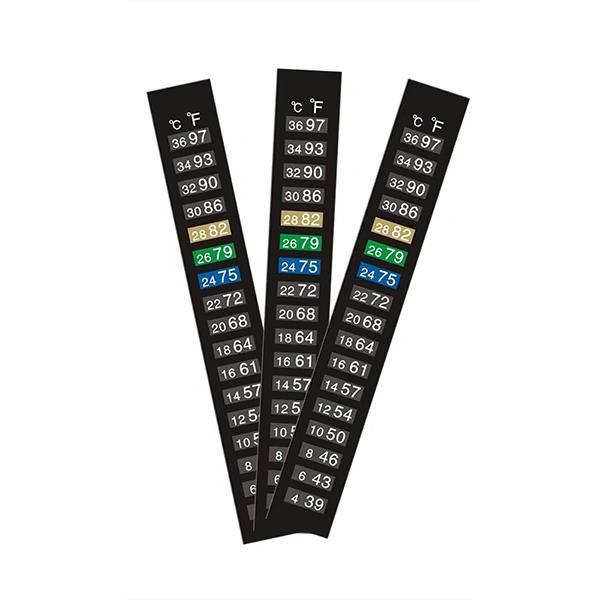 temperature labels & thermal indicator color changing stickers