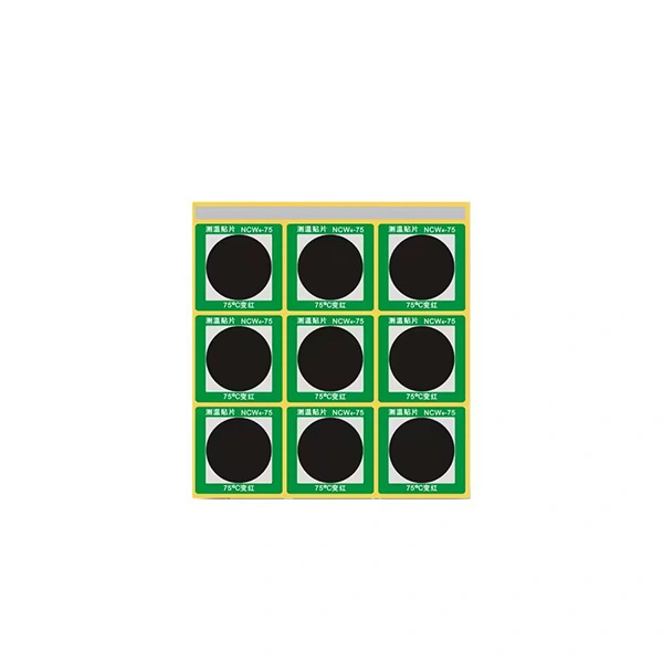 thermal indicator color changing stickers