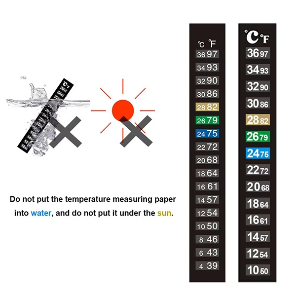 thermochromic temperature stickers