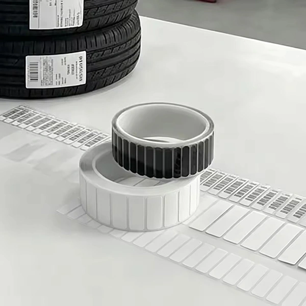 tire curing labels for tire identification and traceability