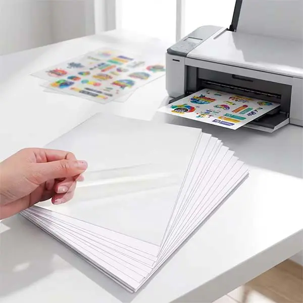 transparent inkjet printable label stickers