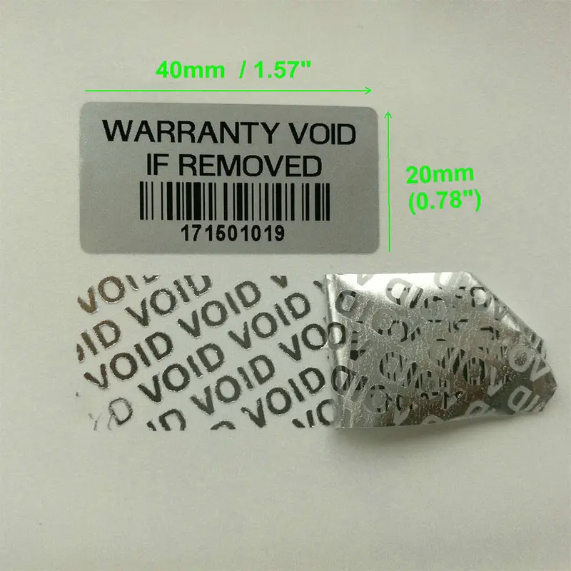 warranty void sticker