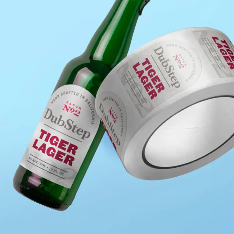 water soluble beer labels