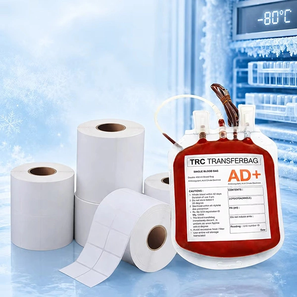 waterproof blood bag labels