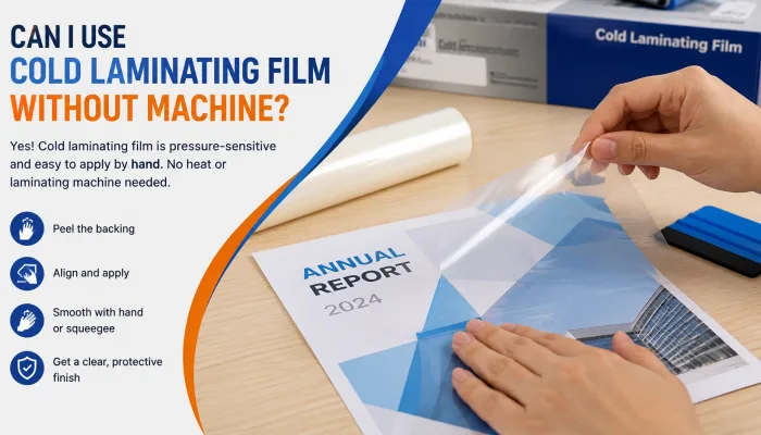 Can I Use Cold Laminating Film Without Machine - VIZLENT LABEL