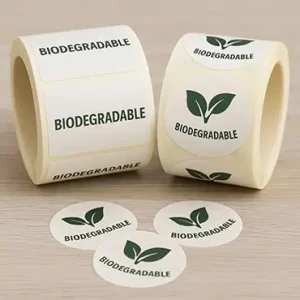 biodegradable adhesive labels