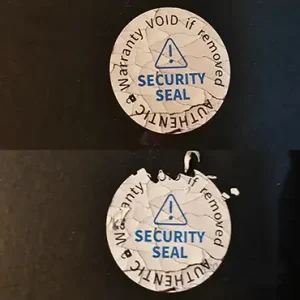 destructible security labels