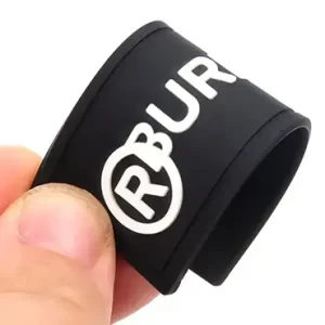 embossed rubber label