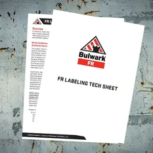 fire retardant clothing labels