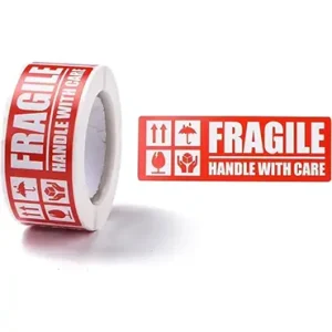 fragile electronic equipment label
